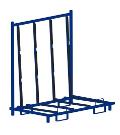 L frame glass rack KT-LGR