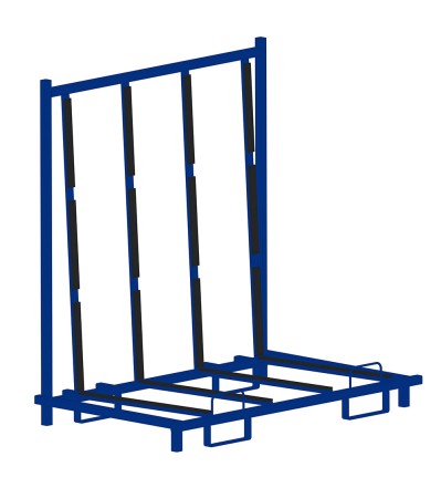 L frame glass rack KT-LGR
