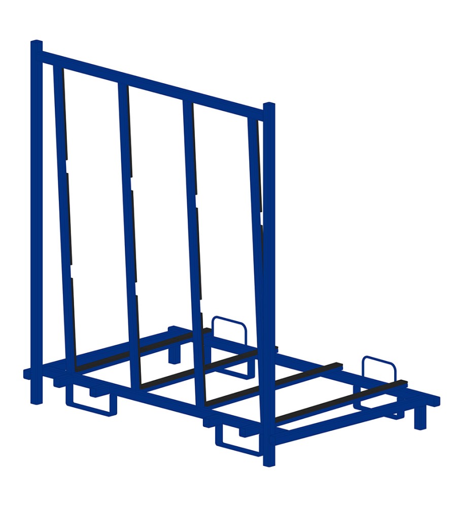 L frame glass rack KT-LGR