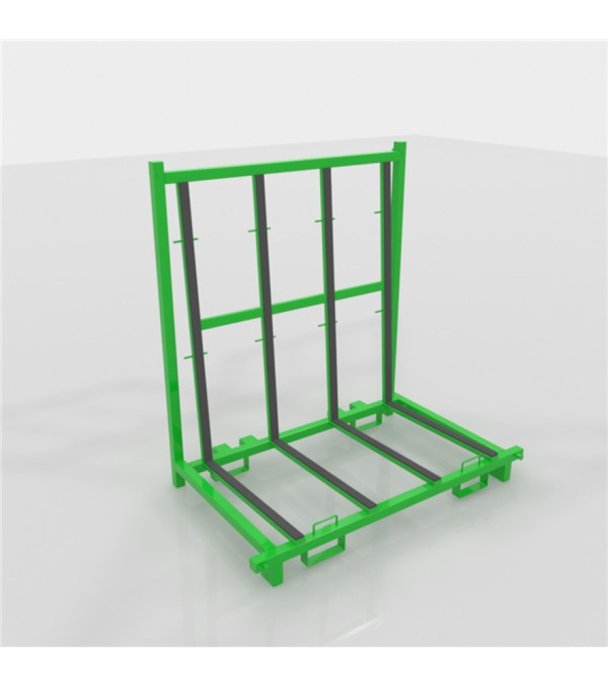 L frame glass rack KT-LGR