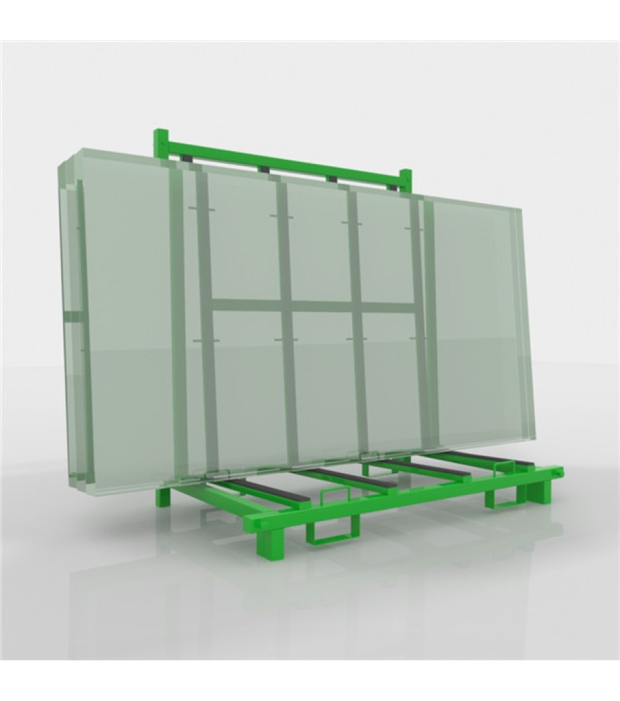 L frame glass rack KT-LGR